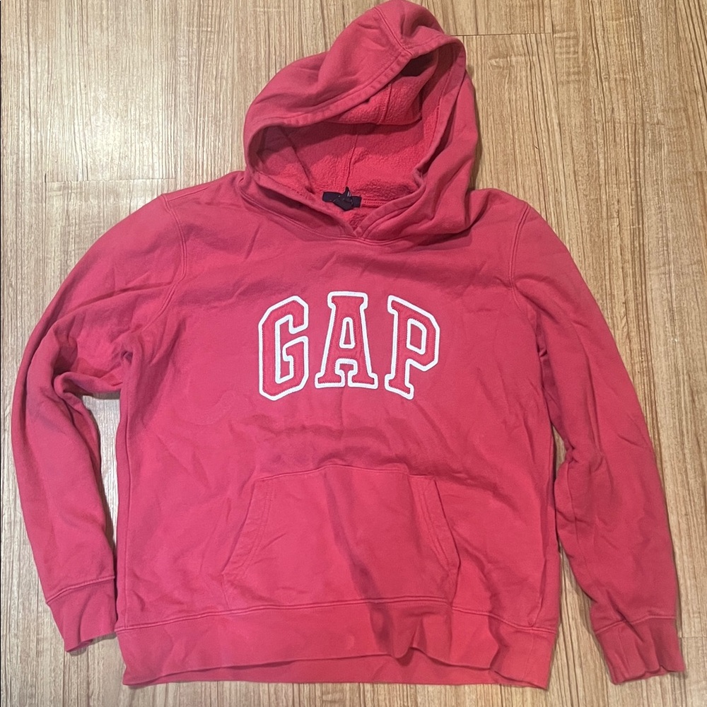 GAP Vibrant Pink Pullover Hoodie